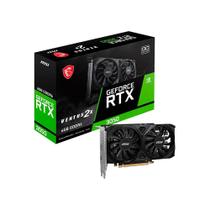 Placa de Vídeo MSI RTX 3050 Ventus 2X OC NVIDIA GeForce, 6GB GDDR6, 96-bit - G3050V2X6C Placa de Vídeo MSI RTX 3050 Ventus 2X OC NVIDIA GeForce, 6GB GDDR6, 96-bit - G3050V2X6C