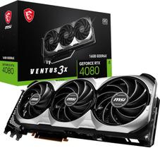 Placa de Vídeo MSI Super Ventus 3X OC RTX 4080 16GB GDDR6X cor:cinza