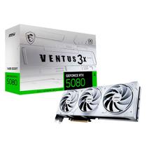 Placa de Vídeo MSI Ventus 3X OC White NVIDIA GeForce RTX 5080 16GB GDDR7 - 912-V531 Placa de Vídeo MSI Ventus 3X OC White NVIDIA GeForce RTX 5080 16GB GDDR7 - 912-V531