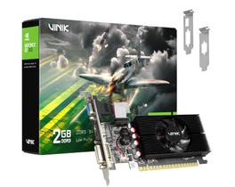 Placa de Video Nvidia Geforce Gt 610 2Gb Ddr3 64 Bit Vinik Single Fan - Gpuvk6102Gblp Placa de Video Nvidia Geforce Gt 610 2Gb Ddr3 64 Bit Vinik Single Fan - Gpuvk6102Gblp