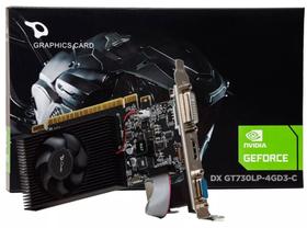 Placa De Video Nvidia Geforce Gt 730 4gb 128bits Gddr3 Hdmi p/ win 7, 10 e 11.