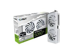 Placa de Video Palit Geforce RTX 5060 TI White OC 8GB GDDR7 128 BITS - NE7506TU19P1-GB2062M