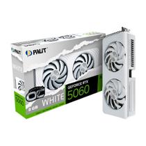 Placa de Video Palit GeForce RTX 5060 WHITE OC 8GB GDDR7 128bit 3-DP e HDMI - NE75060U19P1-GB2063M - Palit Microsystem