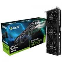 Placa de Vídeo Palit NVIDIA GeForce RTX 5060 Ti Infinity 3 OC, 16GB, GDDR7, DLSS, Ray Tracing, NE7506TS19T1-GB2061S Placa de Vídeo Palit NVIDIA GeForce RTX 5060 Ti Infinity 3 OC, 16GB, GDDR7, DLSS, Ray Tracing, NE7506TS19T1-GB2061S