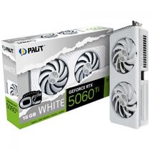 Placa de Vídeo Palit NVIDIA GeForce RTX 5060 Ti White OC, 16GB, GDDR7, DLSS, Ray Tracing, NE7506TU19T1-GB2061M Placa de Vídeo Palit NVIDIA GeForce RTX 5060 Ti White OC, 16GB, GDDR7, DLSS, Ray Tracing, NE7506TU19T1-GB2061M
