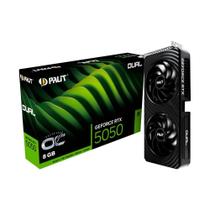 Placa de Vídeo Palit RTX 5050 Dual OC NVIDIA Geforce, 8GB, GDDR6, 2647 MHz, DLSS, Ray Tracing - NE65050S19P1-GB2070D