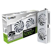 Placa de Vídeo Palit White OC NVIDIA GeForce RTX-5060Ti 8GB GDDR7 - NE7506TU19P1-GB2062M Placa de Vídeo Palit White OC NVIDIA GeForce RTX-5060Ti 8GB GDDR7 - NE7506TU19P1-GB2062M