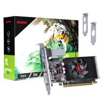 Placa de Vídeo PCYES NVIDIA Geforce GT 710, 2GB, DDR3, 64 Bits, Projeto Edge, HDMI, VGA, DVI-D - PPET7102GBLP