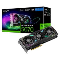 Placa de Vídeo PNY Epic-X OC RGB NVIDIA GeForce RTX-5070 12GB GDDR7 - VCG507012TFXXPB1-O Placa de Vídeo PNY Epic-X OC RGB NVIDIA GeForce RTX-5070 12GB GDDR7 - VCG507012TFXXPB1-O
