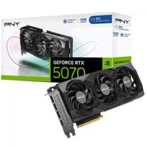 Placa de Vídeo PNY NVIDIA GeForce RTX 5070 OC, 12GB, GDDR7, DLSS, Ray Tracing, VCG507012TFXPB1-O Placa de Vídeo PNY NVIDIA GeForce RTX 5070 OC, 12GB, GDDR7, DLSS, Ray Tracing, VCG507012TFXPB1-O