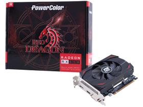 Placa de Vídeo Power Color Radeon RX 550 4GB Placa de Vídeo Power Color Radeon RX 550 4GB