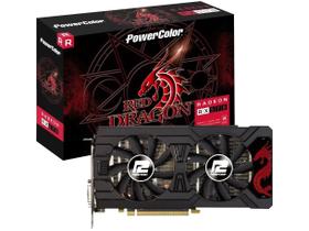 Placa de Vídeo Power Color Radeon RX 570 Placa de Vídeo Power Color Radeon RX 570