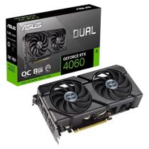 Magazine Luiza Placa de vídeo RTX 4060 ASUS Dual O8G EVO NVIDIA GeForce, 8GB GDDR6, G-SYNC, Ray Tracing - 90YV0JC7- image