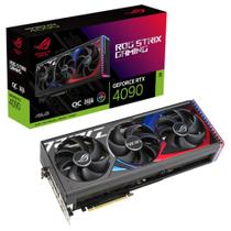 Placa de Vídeo RTX 4090 Asus NVIDIA ROG Strix, 24 GB GDDR6X, ARGB, DLSS, Ray Tracing - ROG-STRIX-RTX4090-O24G-GAMING