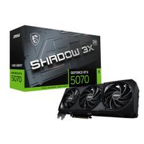 Placa de Vídeo RTX 5070 12GB GDDR7 MSI Shadow 3X OC