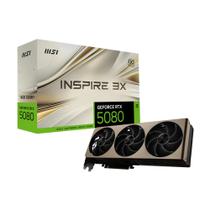 Placa de Video RTX 5080 Msi Inspire 3x Oc 16gb Gddr7 3 Fans Nvidia