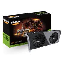 Placa de Vídeo RTX4060 8GB Twin X2 GDDR6 INNO3D - N40602-08D6-173051N