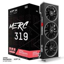 Placa de Vídeo RX 6750 XT XFX Speedster MERC319 AMD Radeon Black Gaming, 12GB GDDR6, Ray Tracing, RDNA2 - RX-675XYTBDP MERC319 BLACK