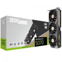 Placa de Vídeo Zotac Gaming NVIDIA GeForce RTX 5070 Solid OC, 12GB, GDDR7, DLSS, Ray Tracing, ZT-B50700J-10P Placa de Vídeo Zotac Gaming NVIDIA GeForce RTX 5070 Solid OC, 12GB, GDDR7, DLSS, Ray Tracing, ZT-B50700J-10P