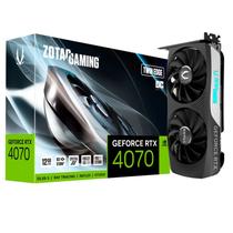 Magazine Luiza Placa de Vídeo Zotac GeForce RTX 4070 Twin Edge OC, 12GB GDDR6X, 192Bits, DLSS3, Ray Tracing, Dual Fan - ZT-D40700H-10M image