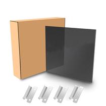 Placa de vidro temperado para impressora 3D 310x310x4mm com clipes - IdeaFormer-3D Placa de vidro temperado para impressora 3D 310x310x4mm com clipes - IdeaFormer-3D