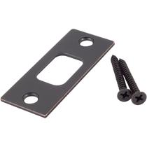 Placa Deadbolt Strike Stone Harbor 2,9 x 7 cm em bronze vintage