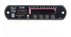 Placa Decodificador Usb P/ Caixa Ativa Mp3 Fm Aux Bluetooth