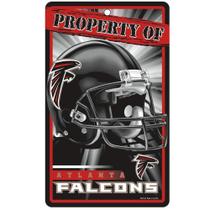 Placa Decorativa 18x30cm Atlanta Falcons NFL