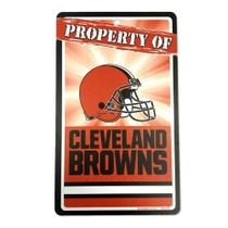 Placa Decorativa 18x30cm Cleveland Browns NFL