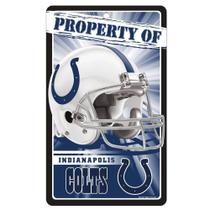 Placa Decorativa 18x30cm Indianapolis Colts NFL