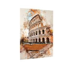 Placa Decorativa 20x30cm Coliseu Roma