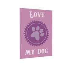 Placa Decorativa 20x30cm Love my dog