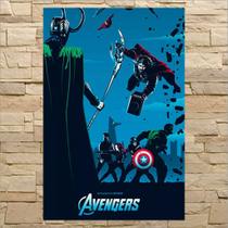 Placa decorativa 28x20 cm - tema loki (avengers)