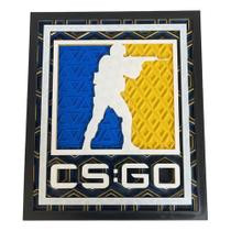 Placa Decorativa 3d Csgo Gamer Setup Decoração Placa Decorativa 3d Csgo Gamer Setup Decoração