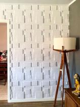 Placa decorativa 3D Poliestireno Quadratto