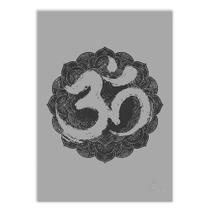 Placa Decorativa A2 aum om omkara Brahman Hinduísmo Budismo