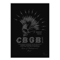 Placa Decorativa A3 Cbgb Omfug Poster Punk Rock - Bhardo