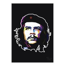 Placa Decorativa A3 Che Guevara Ilustração Pop Arte