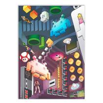 Placa Decorativa A3 Jogos Retro Fliperama Videogame