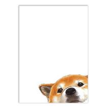 Placa Decorativa A4 Engraçada Cachorro Shiba Inu Meme