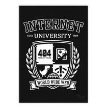 Placa Decorativa A4 Engraçado Internet TI Programação Geek - Bhardo