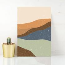 Placa Decorativa Abstrata Areia 30x40cm Placa Decorativa Abstrata Areia 30x40cm