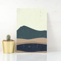 Placa Decorativa Abstrata Horizonte 30x40cm Placa Decorativa Abstrata Horizonte 30x40cm