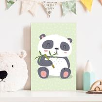 Placa Decorativa Animais Panda 30x40cm Placa Decorativa Animais Panda 30x40cm