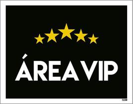 Placa Decorativa - Área Vip 27X35