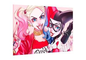 Placa decorativa - arlequina harley quinn dc comics