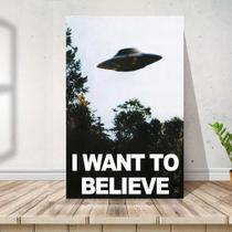 Placa Decorativa Arquivo X I Want To Belive 20x30cm Mdf Placa Decorativa Arquivo X I Want To Belive 20x30cm Mdf