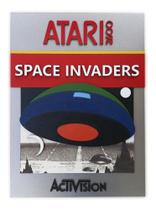 Placa Decorativa Atari Space Invaders Em Relevo 44cm - TALHARTE