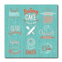 Placa Decorativa - Bakery - Padaria - 0443plmk