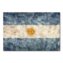 Placa Decorativa - Bandeira Argentina - 0310plmk